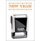 Timbro Trodat Printy 4910 "New Year" bianco