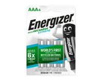 Energizer AAA Rechargeable Batteries Extreme HR03 800mAh NiMH 1.2V Pack of 4