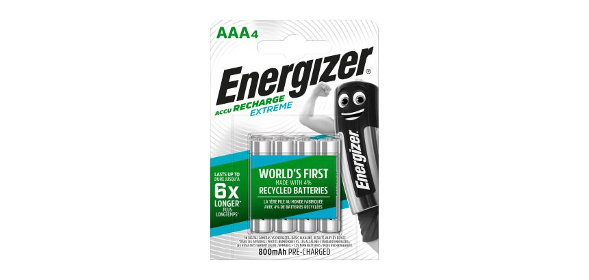 Pile ricaricabili Energizer NH AAA 4 unità Ministilo