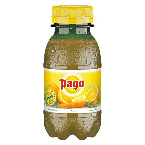 Succo di Arancia-Carota-Limone Pago Premium Fruit 12 bottiglie da 200 ml