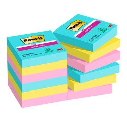 Post-it Super Sticky Cosmic 47,6 x 47,6 mm 12 unità da 90 fogli