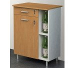 Mobile Punto Ristoro Artexport 2872.1/34 Noce chiaro, bianco 600 x 450 x 840 mm