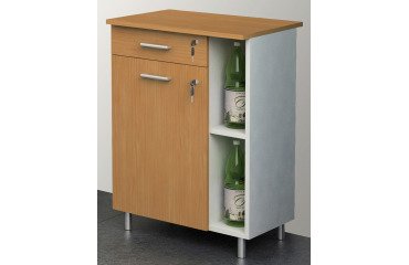 Mobile Punto Ristoro Artexport 2872.1/34 Noce chiaro, bianco 600 x 450 x 840 mm