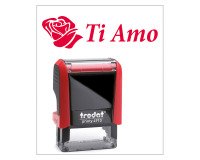 Timbro Trodat Printy 4910 "Ti amo" rosso