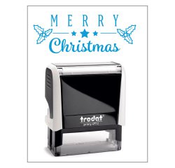 Timbro Trodat Printy 4912 "Merry Christmas" bianco