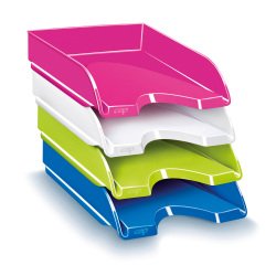 Vaschetta portacorrispondenza CEP Gloss Bianco polistirene 34,8 x 25,7 x 6,6 cm