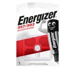 Energizer Button Cell Batteries 357/303 SR44 4.5V Silver Oxide