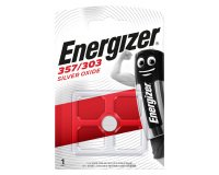 Energizer Button Cell Batteries 357/303 SR44 4.5V Silver Oxide