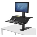 Fellowes Sit-Stand Workstation Lotus VE 8080101 Black