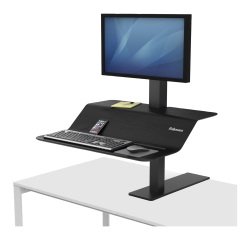 Fellowes Sit-Stand Workstation Lotus VE 8080101 Black