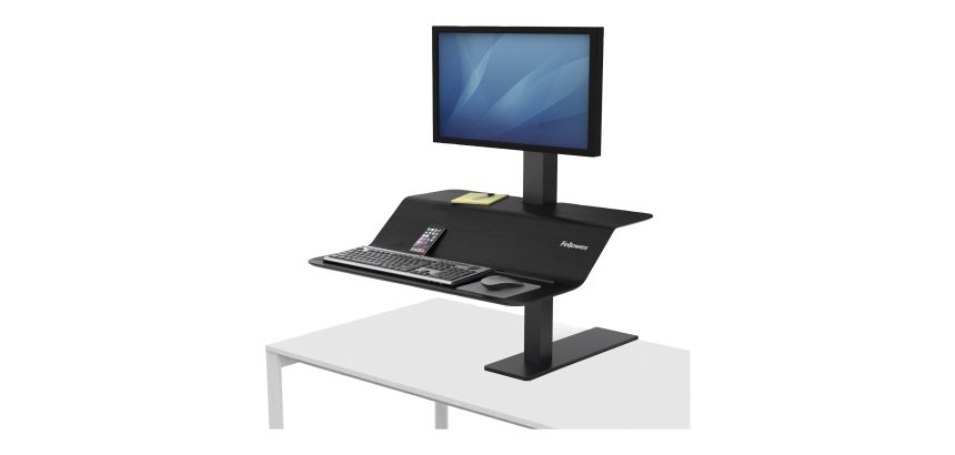 Fellowes Sit-Stand Workstation Lotus VE 8080101 Black