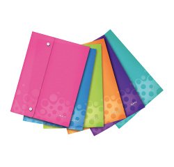 Buste con bottone Leitz WOW assortiti polipropilene 32,2 x 0,8 x 23,4 cm 6 unità
