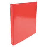 Raccoglitore ad anelli Exacompta cartoncino rigido plastificato A4 rosso