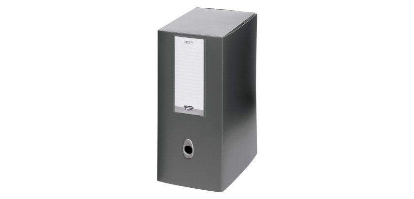 Speciale promozione composta da 15 Scatole in polipropilene Progetto Plus VIP Leonardi dorso 15 cm colore grigio di cui 2 in omaggio