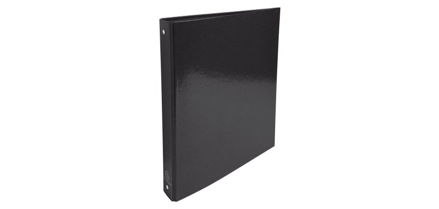 Confezione convenienza 5+5 Raccoglitore ad anelli Exacompta 4 anelli cartoncino rigido plastificato A4 nero