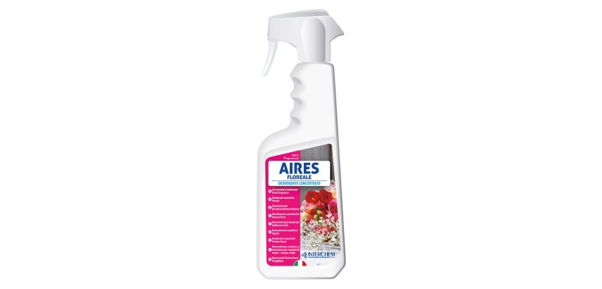 Profumatore deodorante altamente concentrato Aires floreale Interchem 750 ml