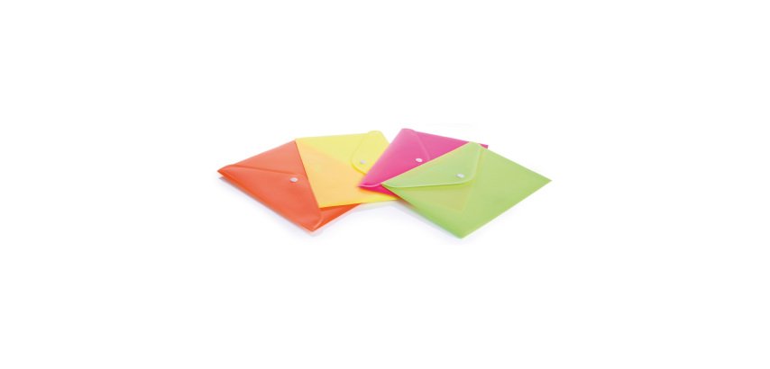 Fellowes envelop stud shocking file plastic A5 4 Pieces