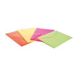 Fellowes envelop stud shocking file plastic A4 4 Pieces
