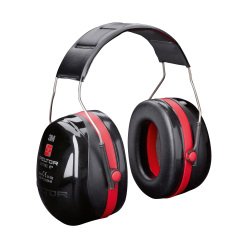 3M Ear Defenders XH001650833-EA Foam Black, Red