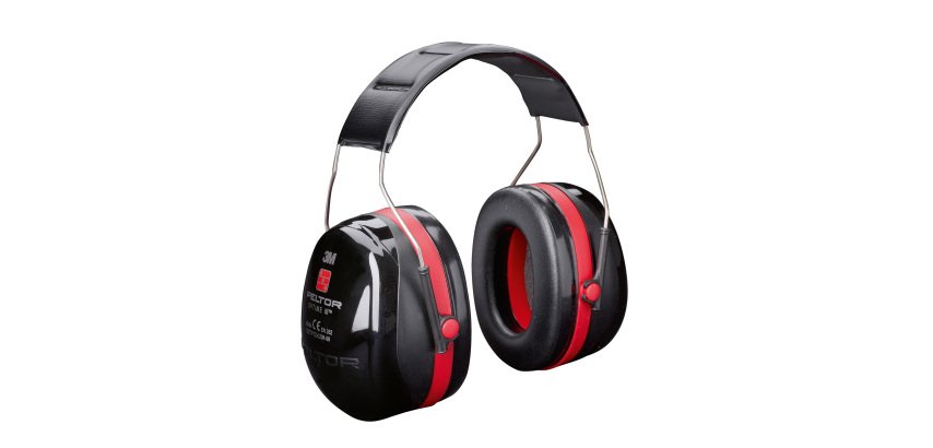 3M Ear Defenders XH001650833-EA Foam Black, Red