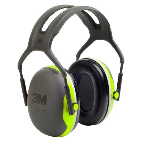 3M Ear Defenders X4A Foam, Plastic Yellow, Black
