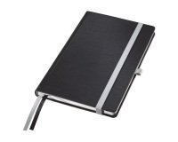 Leitz Style Notebook A5 squared with hardcover, Satin Black