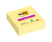 Post-it Super Sticky Giallo Canary a righe 101 x 101 mm 3 unità da 70 fogli