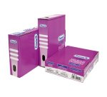 Buste a perforazione Universale Favorit LA500 Air 22 x 30 cm trasparente polipropilene finitura goffrata a buccia d'arancia spessore leggero 500 unità