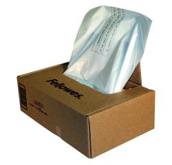 Sacchetti per distruggidocumenti Fellowes per fortishred 1050hs, 90s e 99ci 100 da 100 unità