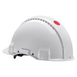 3M Safety Helmet Uvicator ABS One Size White