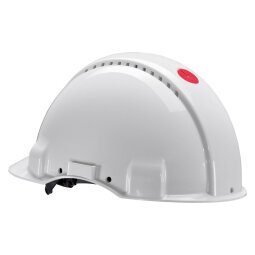 3M Safety Helmet Uvicator ABS One Size White