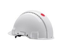 3M Safety Helmet Uvicator ABS One Size White