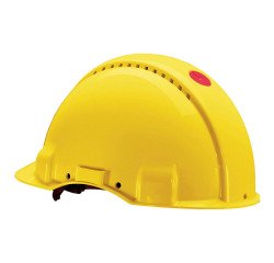 3M Safety Helmet Uvicator ABS One Size White