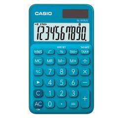 En_calcolatrice blu casio 10 digiti