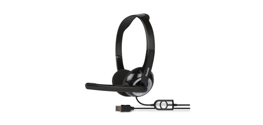 Cuffie con microfono Hamlet HHEADMUS USB