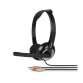 Cuffie con microfono Hamlet HHEADMJK 2x Jack 3.5mm