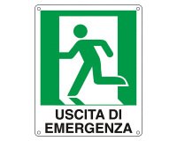 En_cart uscita di emergenza a sx 25x31cm