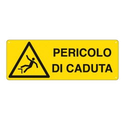 Cartelli Segnalatori Pericolo di caduta 35 x 12,5 cm