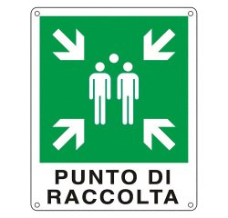 Cartelli Segnalatori Punto di raccolta 31 x 25 cm
