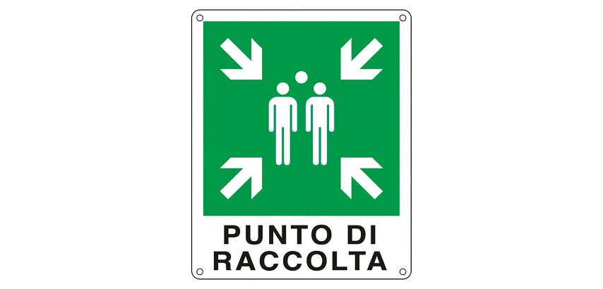 Cartelli Segnalatori Punto di raccolta 31 x 25 cm