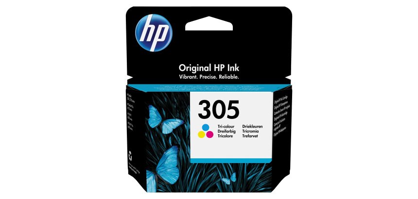 Cartuccia inchiostro 305 originale HP 3YM60AE ciano, magenta, giallo