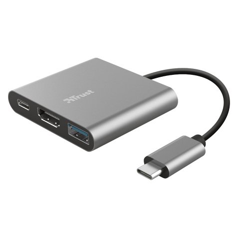 Adattatore USB-C Trust Dalyx 3-in-1 Multiport