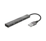 Mini Hub a 4 porte USB Trust Halyx Aluminium
