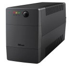 Gruppo di continuità Trust Paxxon 800VA 2 prese a parete nero