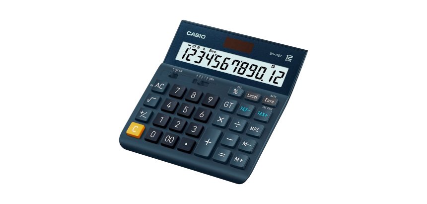 Calcolatrice da tavolo Casio DH-12ET 12 cifre