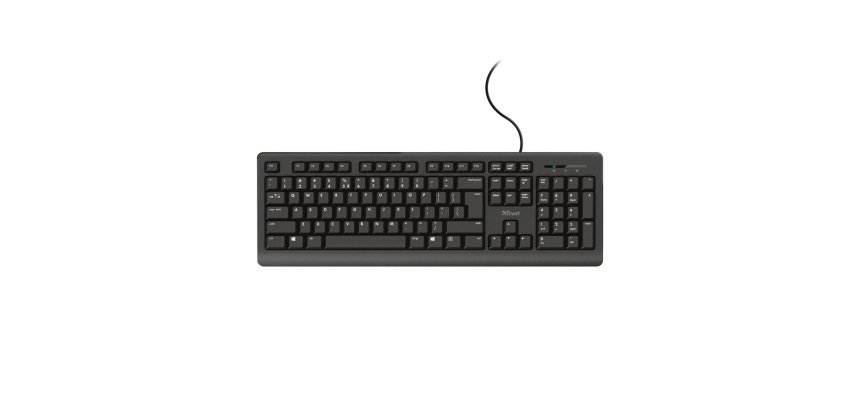 Tastiera silenziosa con filo Trust TK-150 qwerty