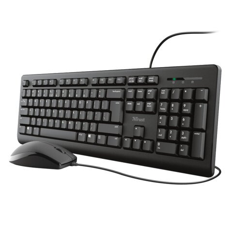 Set tastiera e mouse cablato Trust TKM-250
