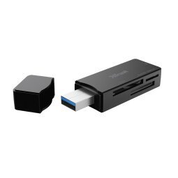 Lettore di schede di memoria Trust Nanga USB 3.1 nero