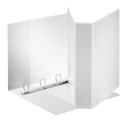 Raccoglitore ad anelli Esselte 4 anelli pp eco-compatibile A4 bianco