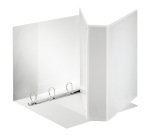 Raccoglitore ad anelli Esselte 4 anelli pp eco-compatibile A4 bianco